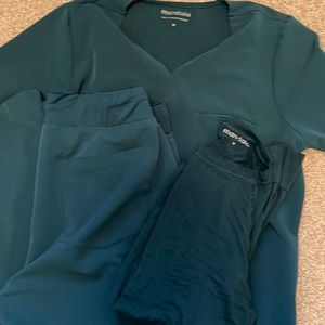 Size medium three-piece scrub set